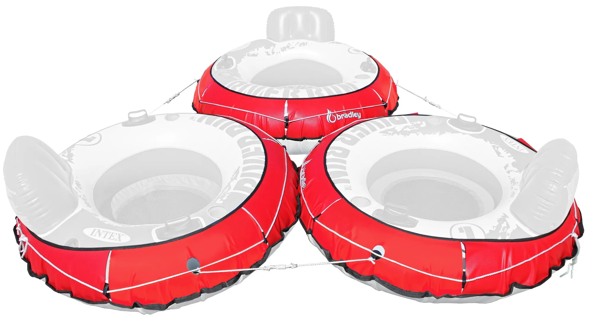 3 Pack Heavy Duty River Tube Cover Only; Made in USA to fit River Run Tube; Compatible with Intex Inflatable River Run river float tube & Most 53" River Tubes