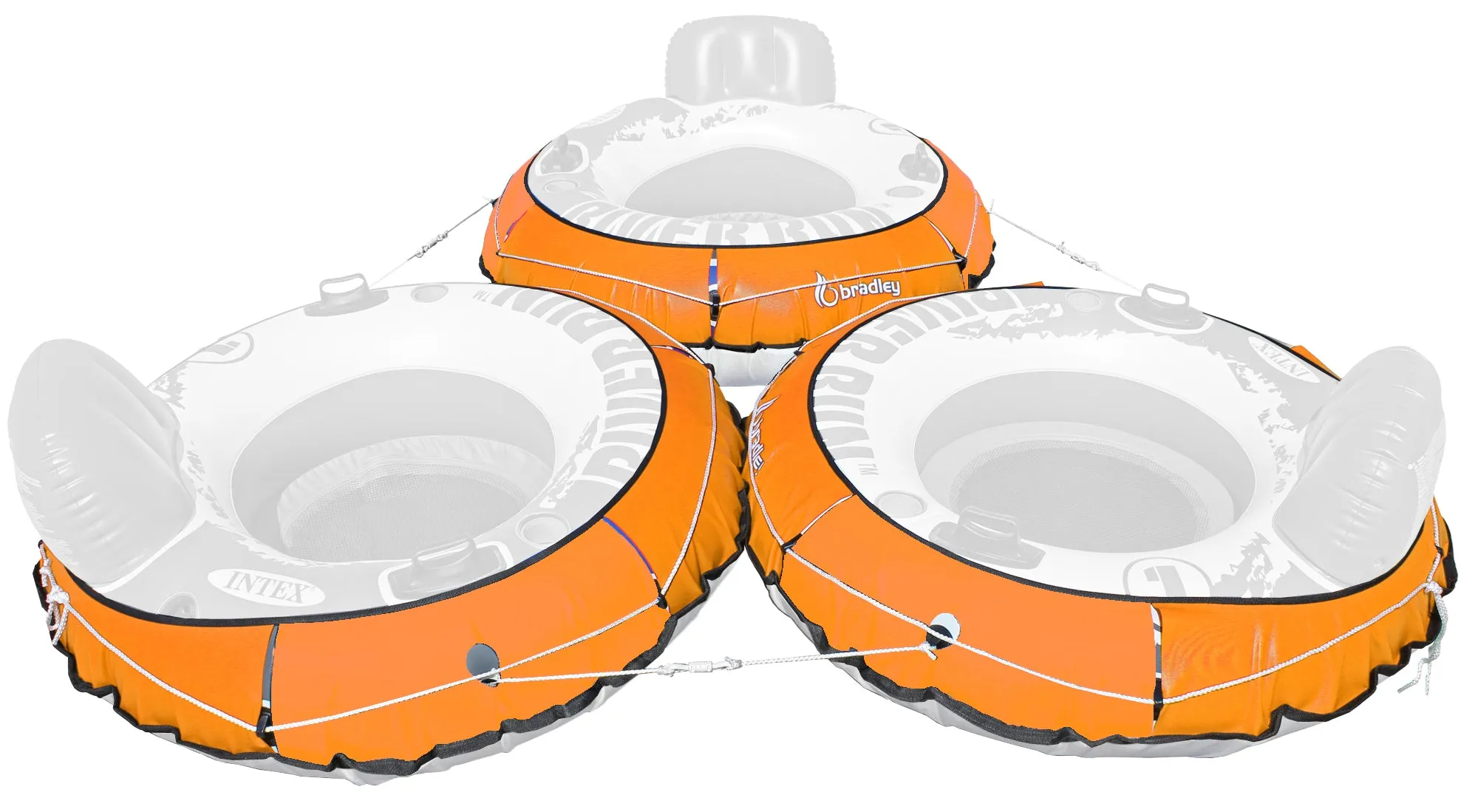 3 Pack Heavy Duty River Tube Cover Only; Made in USA to fit River Run Tube; Compatible with Intex Inflatable River Run river float tube & Most 53" River Tubes