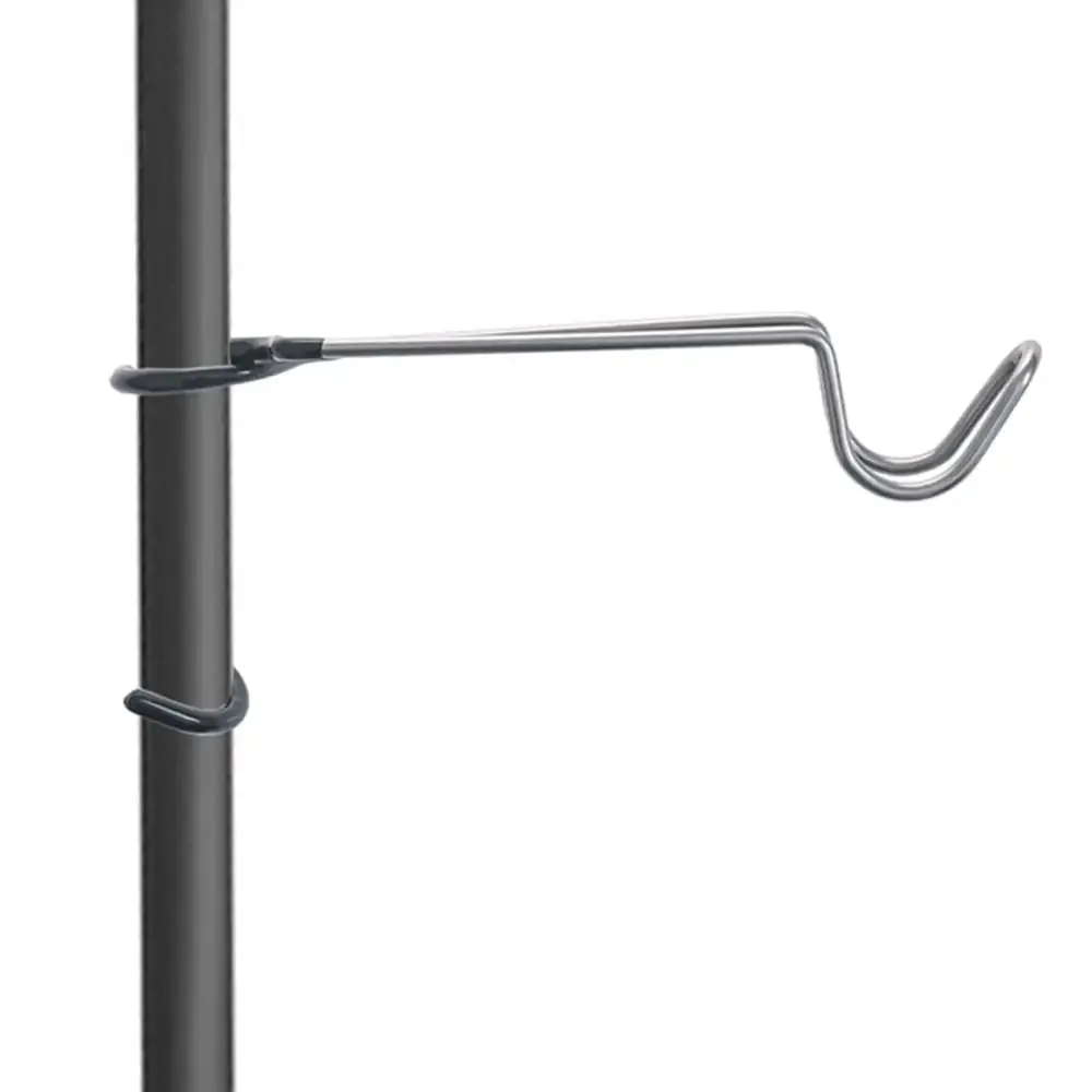 Aluminum Alloy Tent Pole Lamp Holder Hook Camp Lantern Hanger Black Camping Equipment Hunting Fishing Lantern Hanger