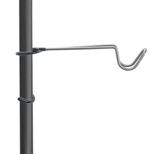 Aluminum Alloy Tent Pole Lamp Holder Hook Camp Lantern Hanger Black Camping Equipment Hunting Fishing Lantern Hanger