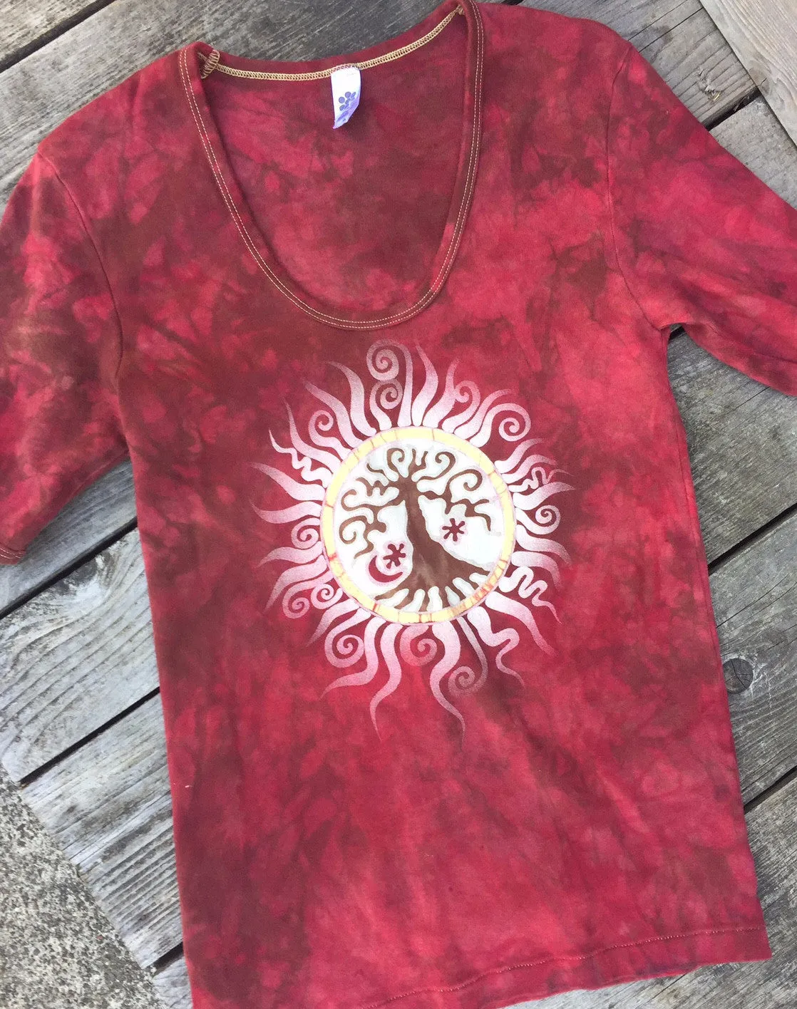 Campfire Red Tree Tee