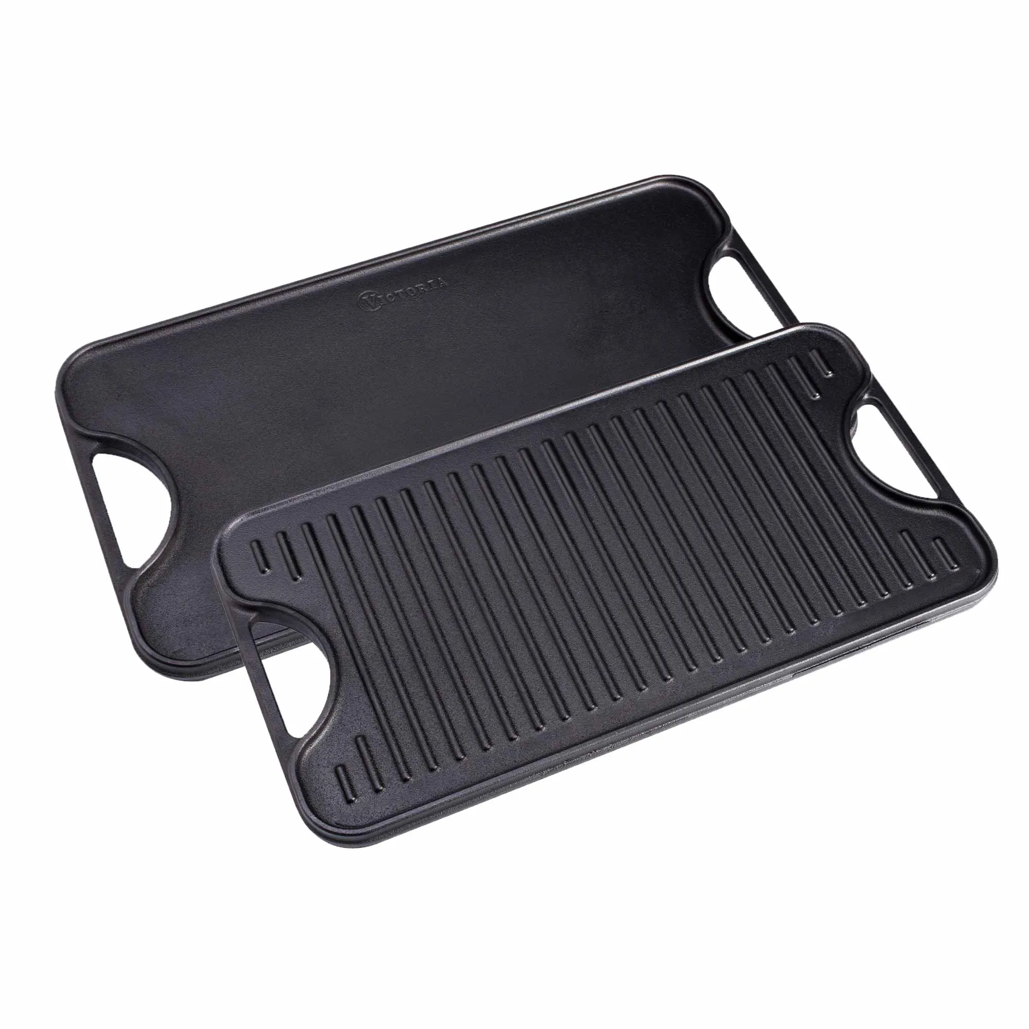 Cast Iron Large Reversible Rectangular Griddle