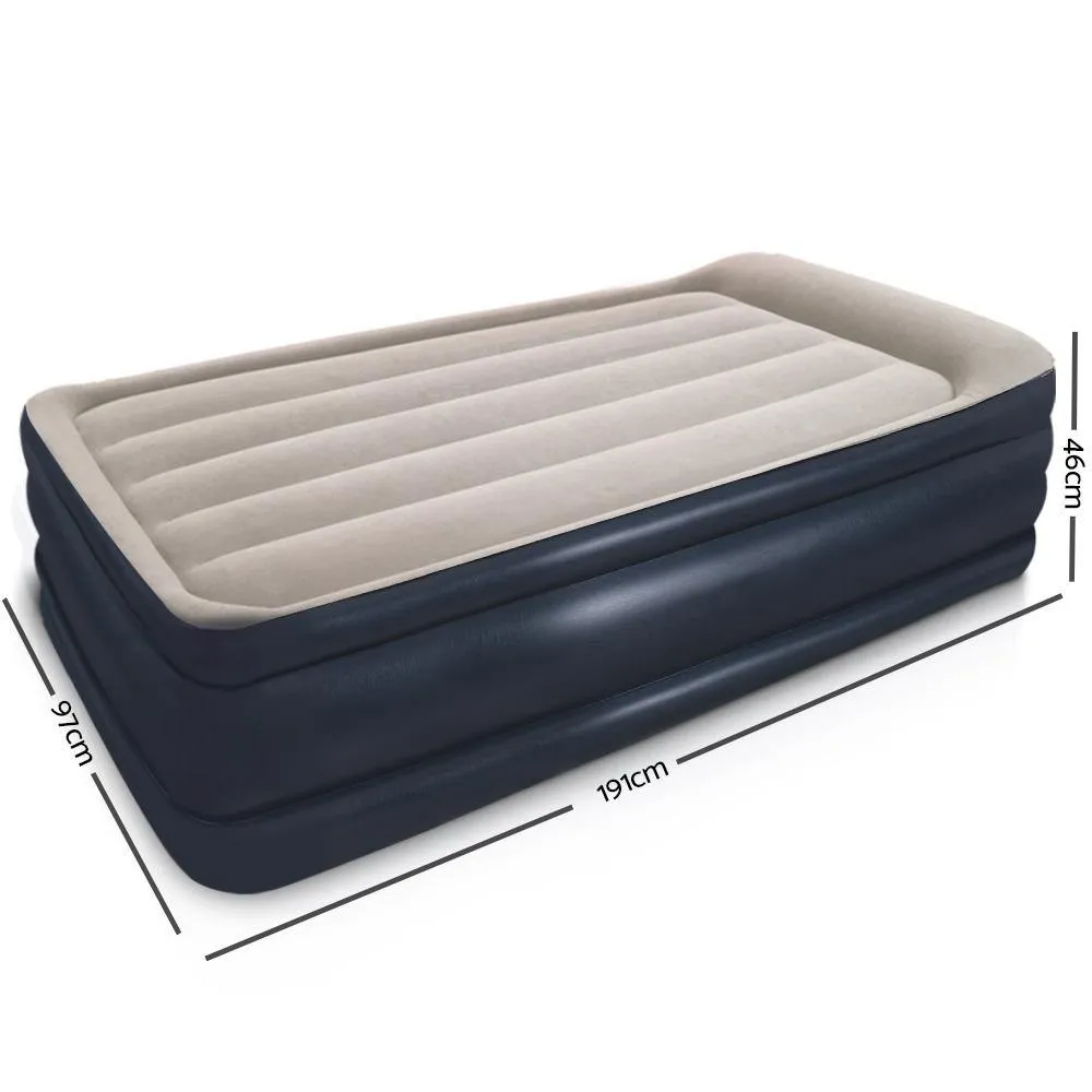 Deluxe Inflatable Air Bed Mattress - Single Size