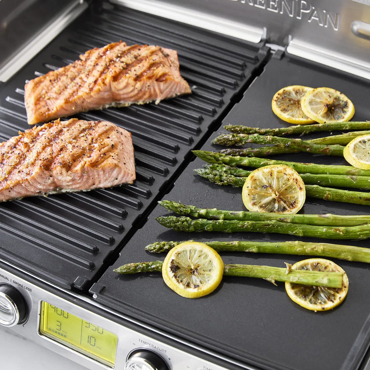 Elite XL Smoke-Less Grill & Griddle | Black