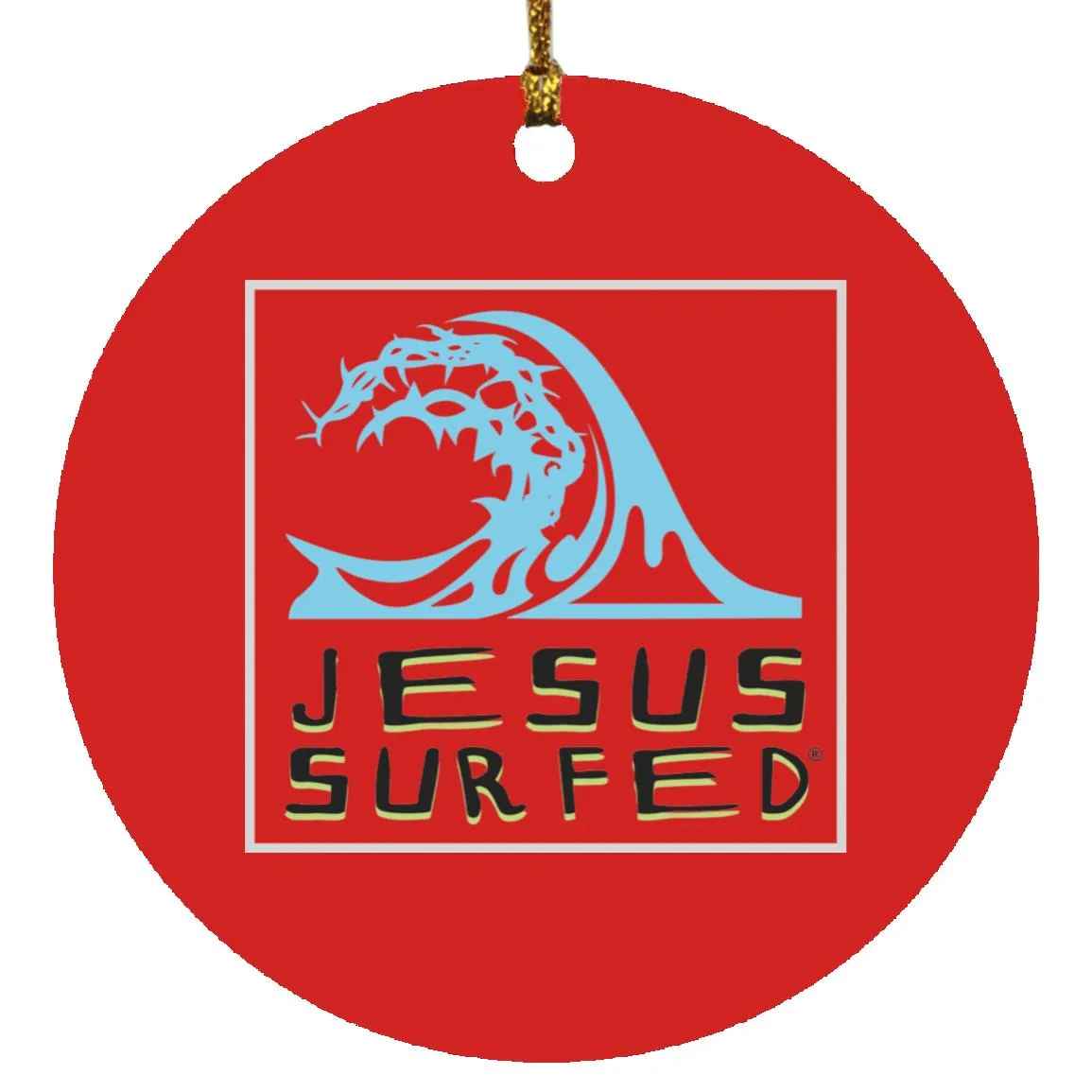 Living Water - Circle Ornament