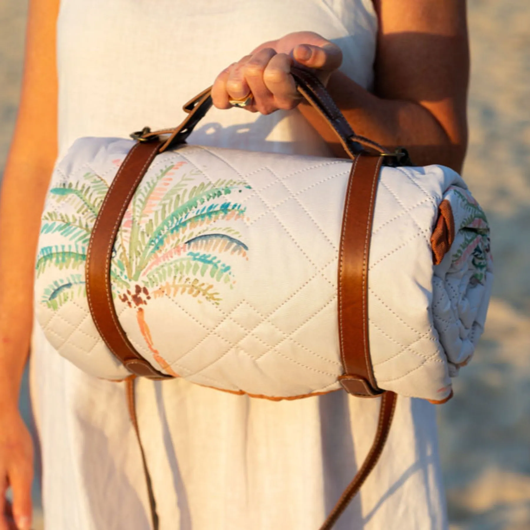 Noosa Palms Picnic Rug