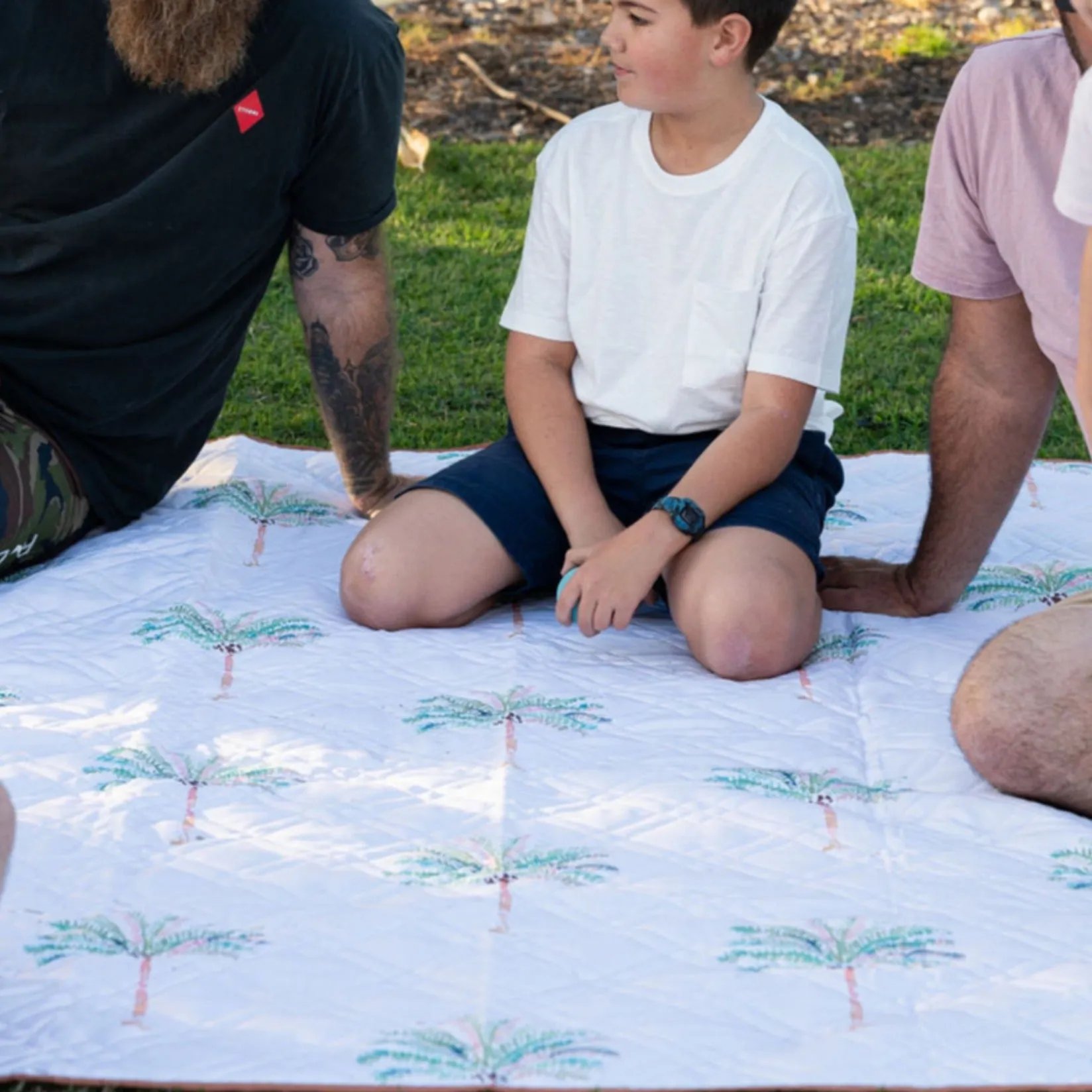 Noosa Palms Picnic Rug