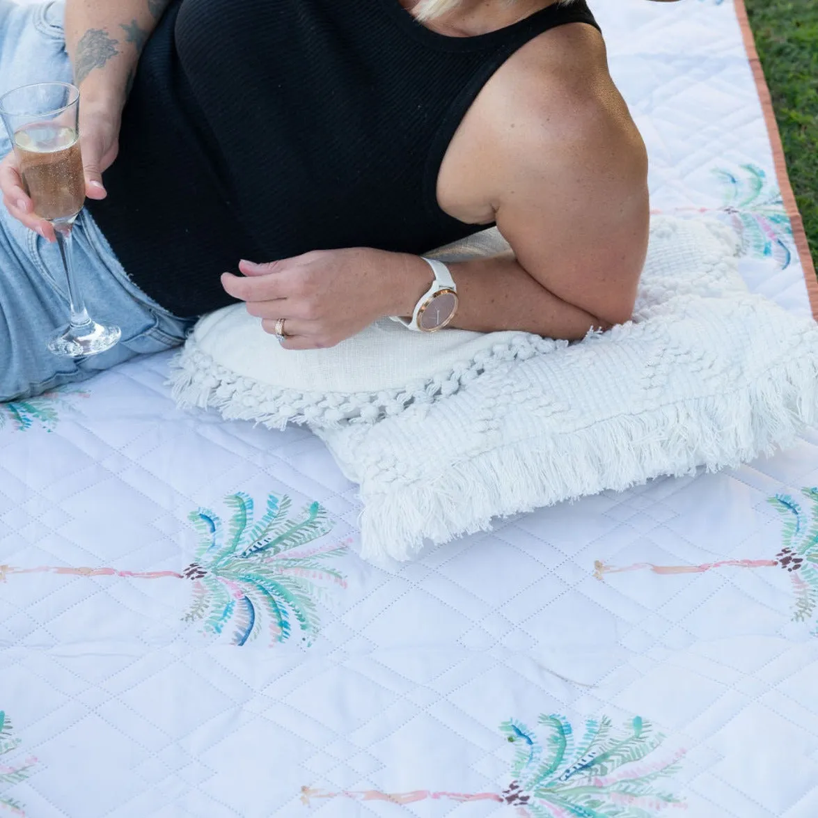 Noosa Palms Picnic Rug