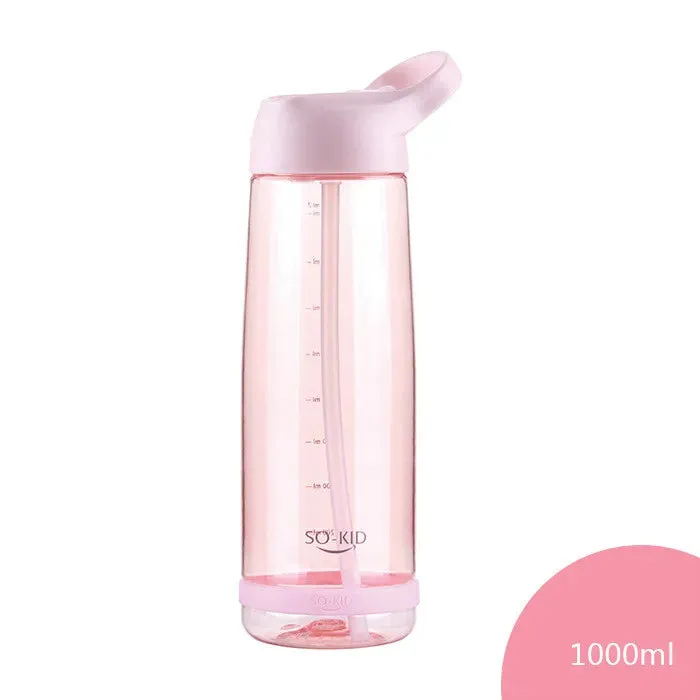 Straw Water Bottle
