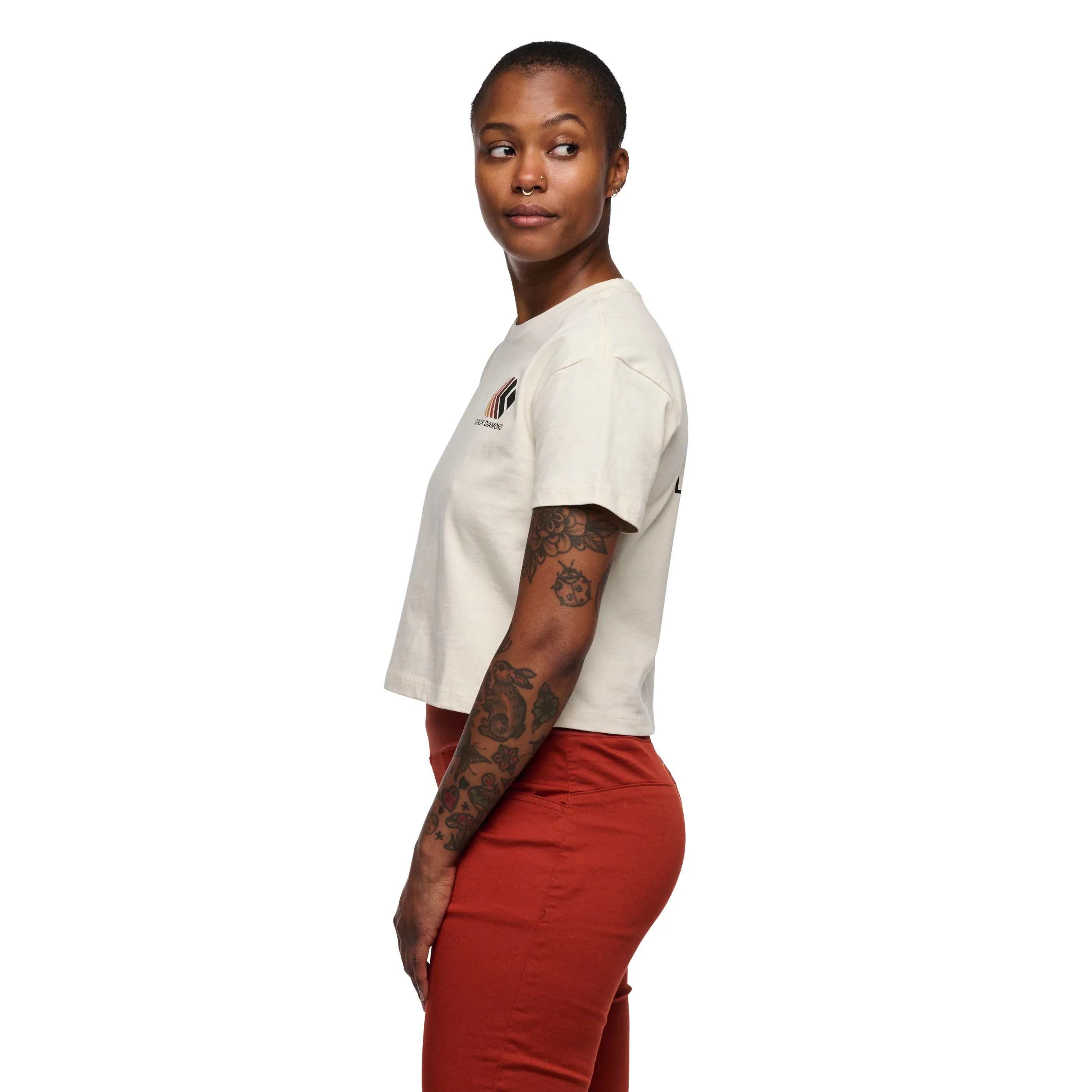 Women's Faded Crop Tee