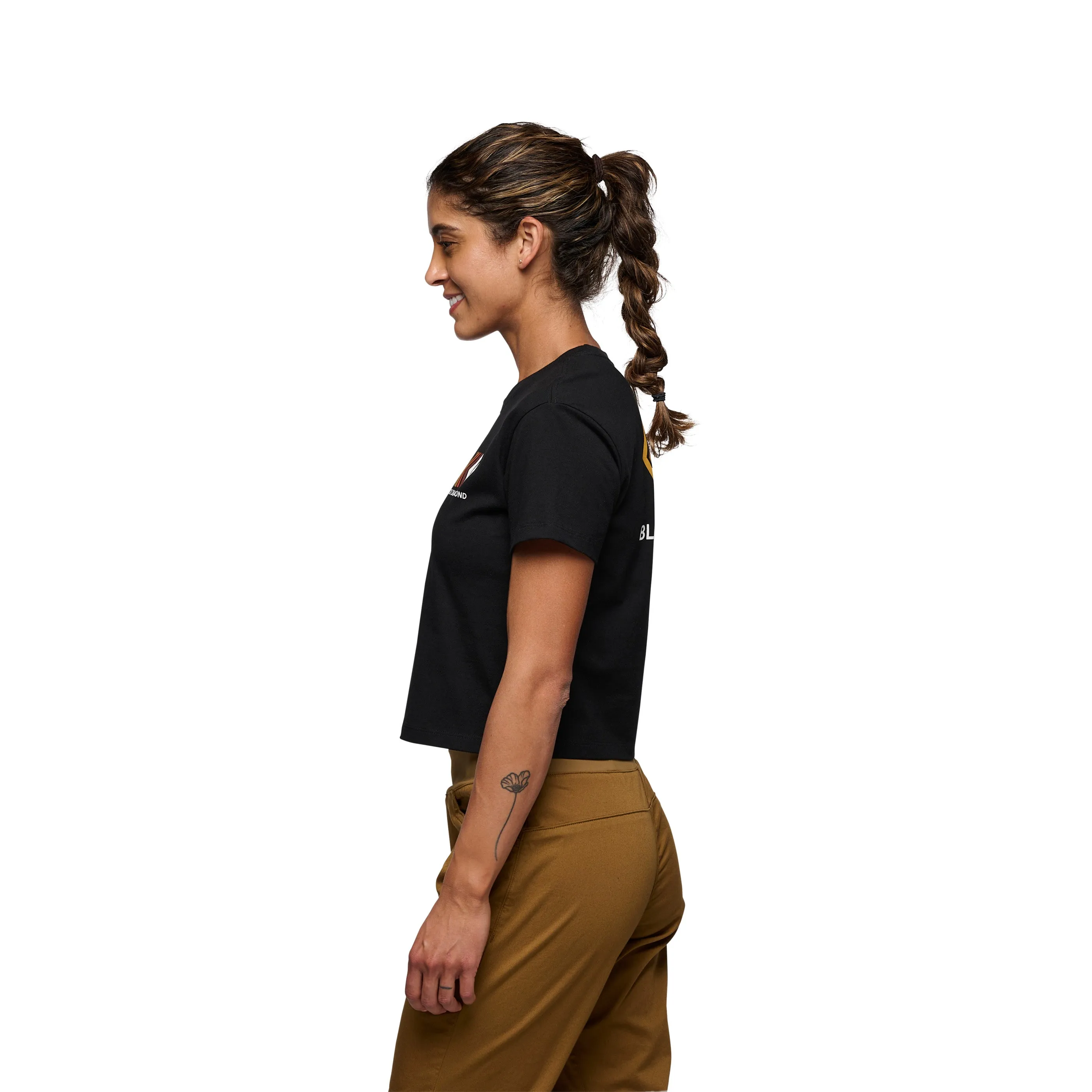 Women's Faded Crop Tee