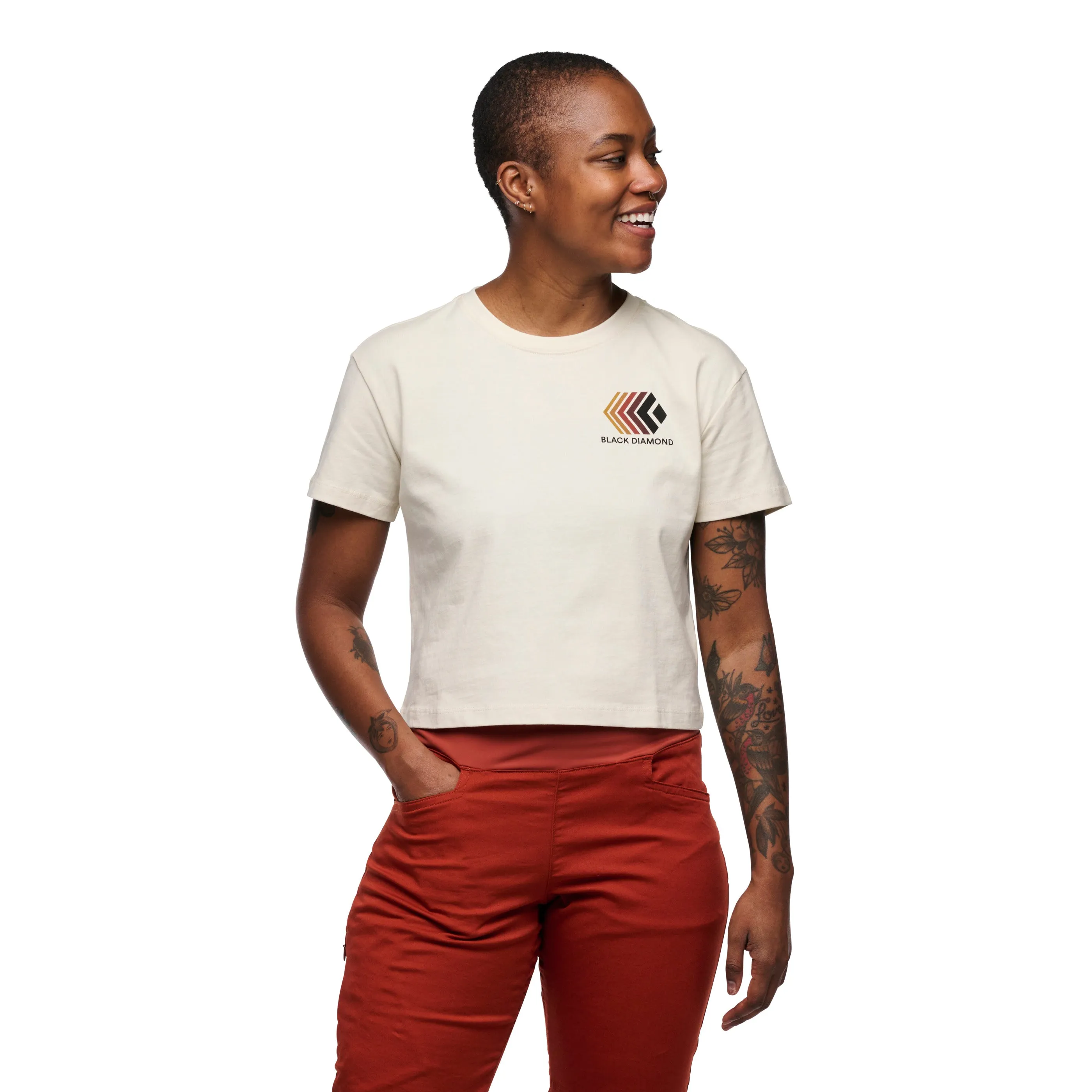 Women's Faded Crop Tee
