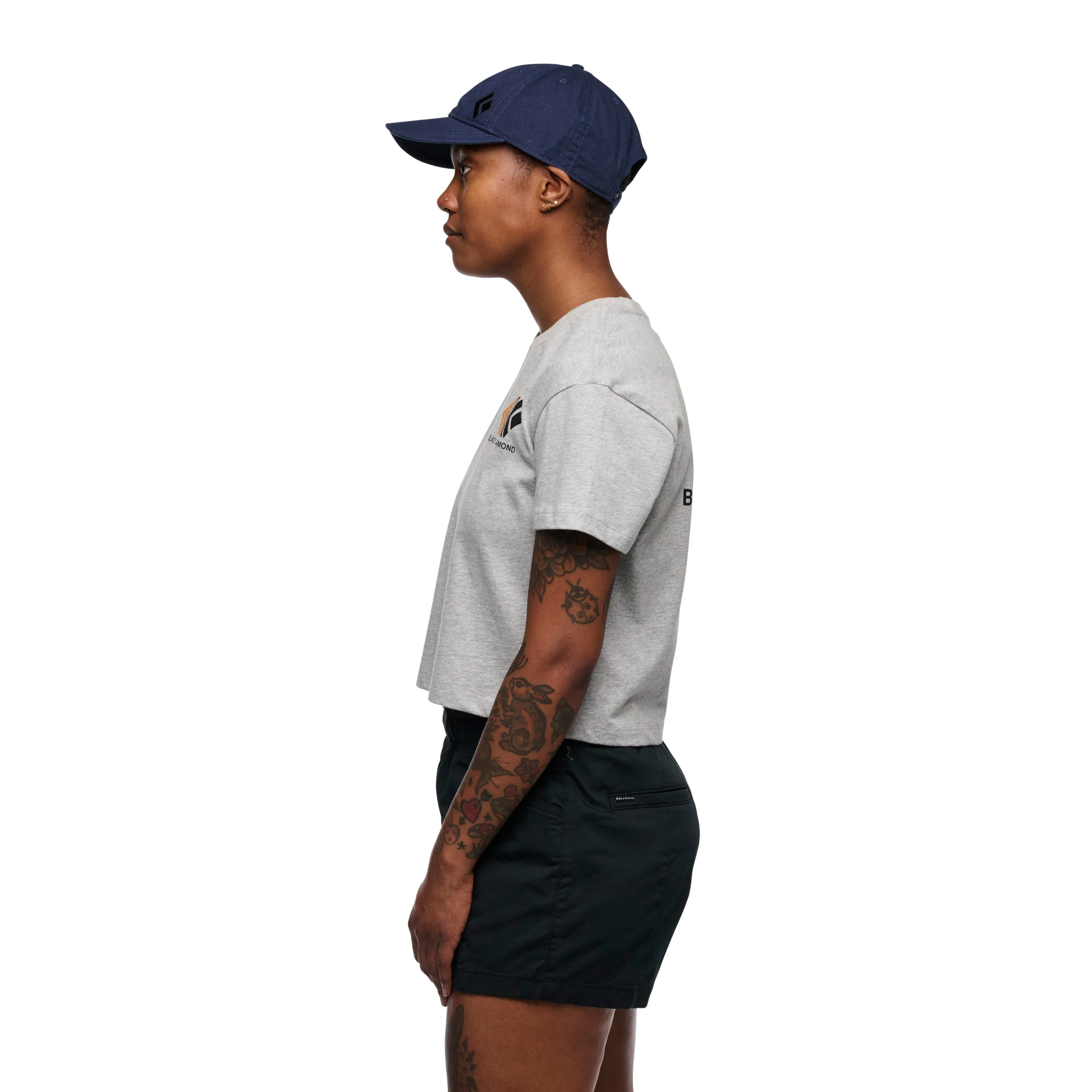 Women's Faded Crop Tee