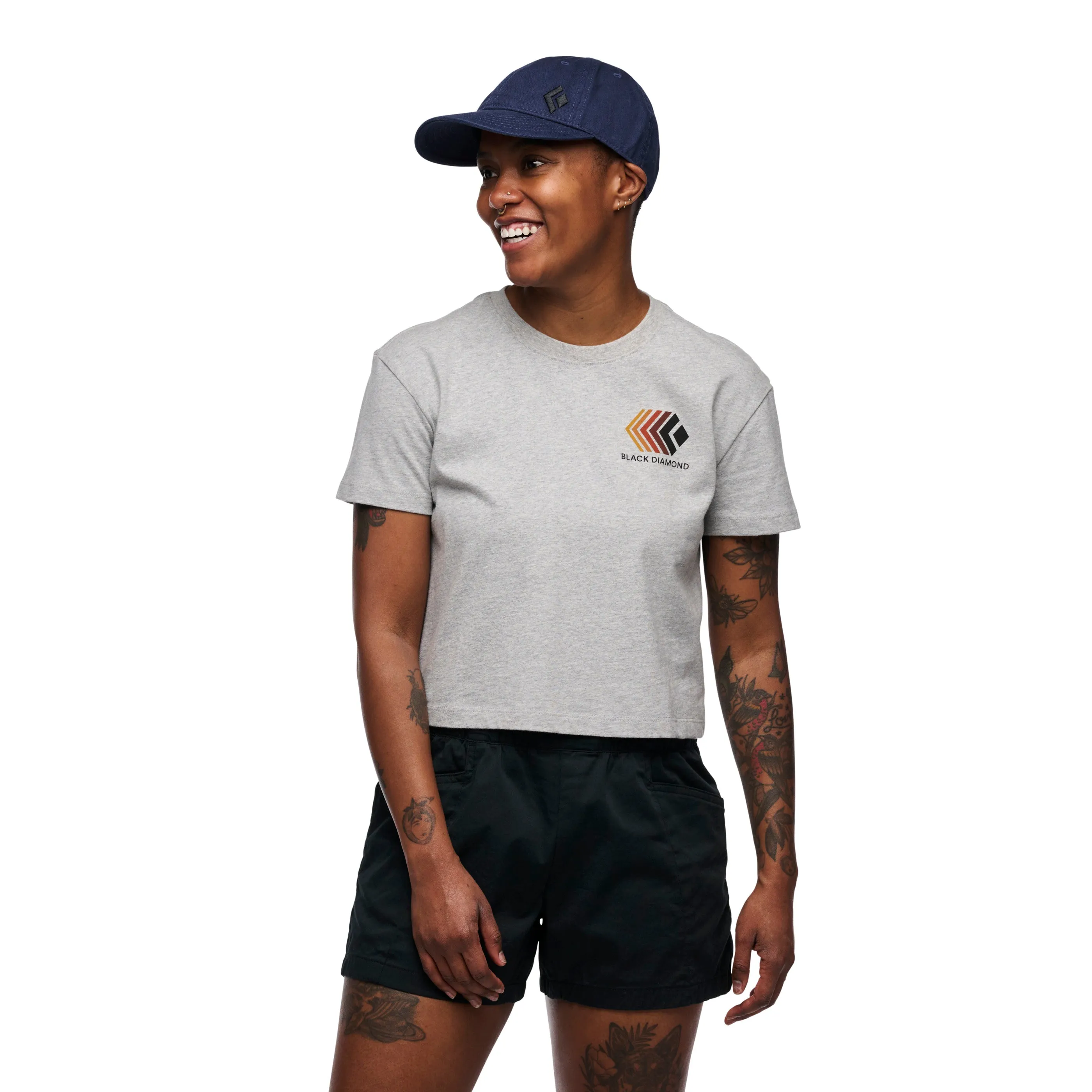 Women's Faded Crop Tee