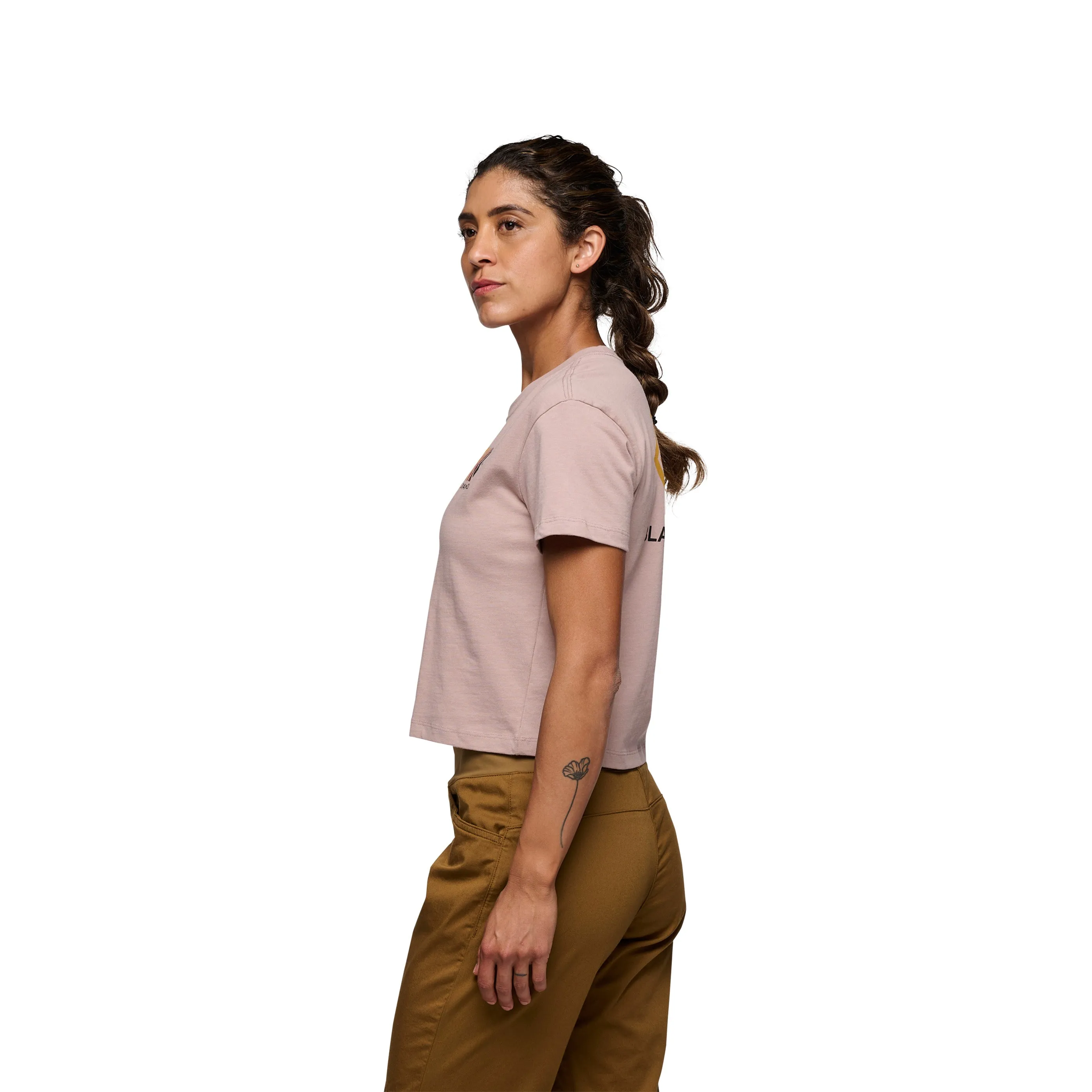 Women's Faded Crop Tee