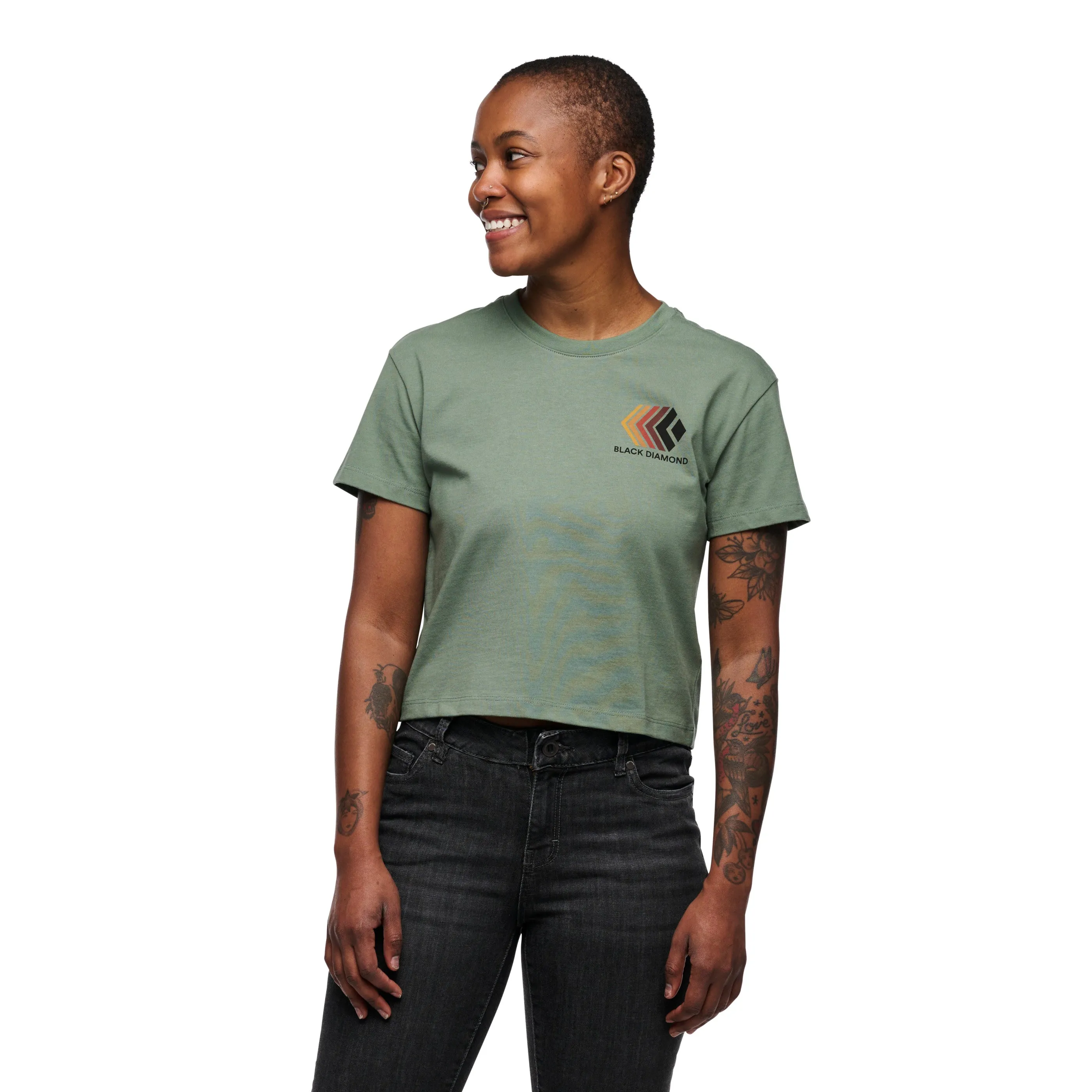 Women's Faded Crop Tee